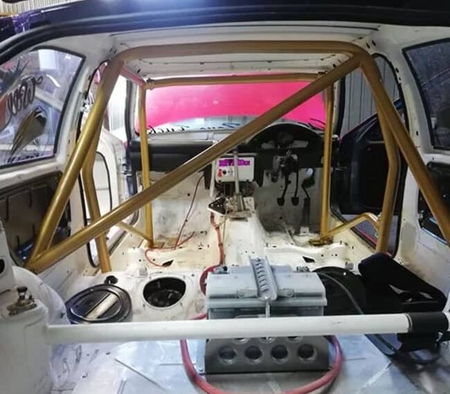 BMW E36 COMPACT BOLT IN DASH DODGER ROLL CAGE