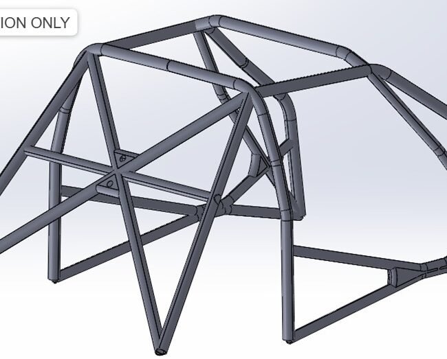 JAGUAR MK 2 DIY WELD IN COMPETITION ROLL CAGE KIT