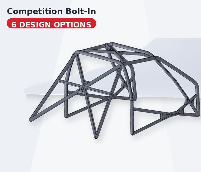 MK3 SCIROCCO BOLT IN COMPETITION ROLL CAGE